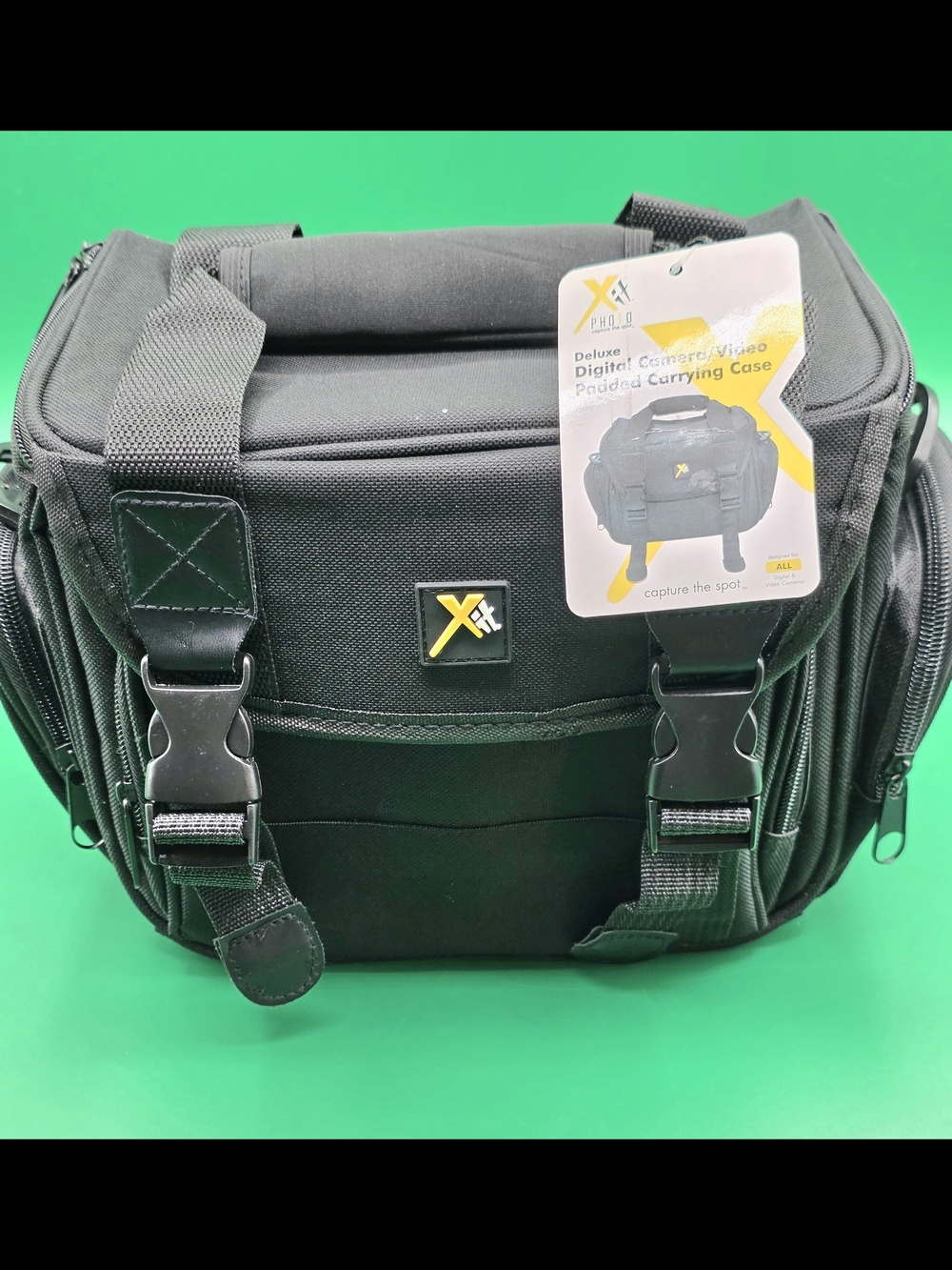 Deluxe Digital Camera/Video Padded Carrying Case - Medium NWT Xit. 2 Side Pocket